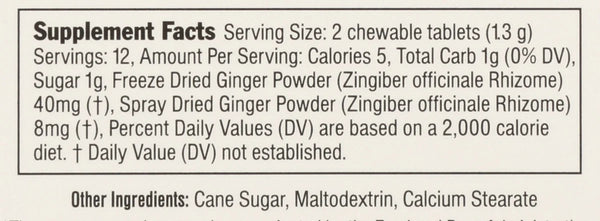 Ginger People - Ginger Rescue Chewable Tablet