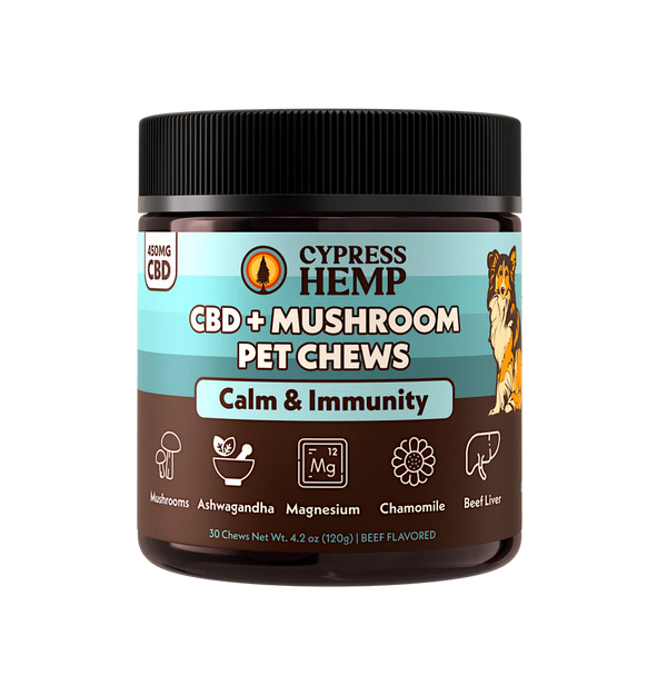 CBD + Mushroom Pet Chews Calm & Immunity