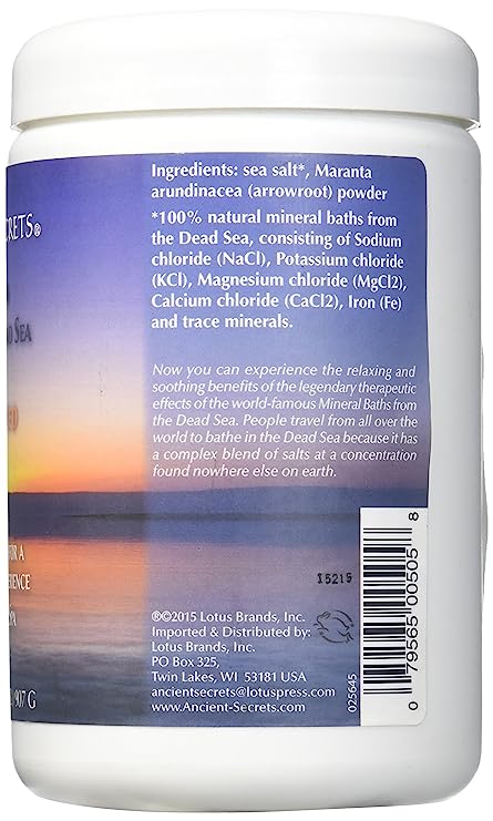 Ancient Secrets Bath Salts from the Dead Sea