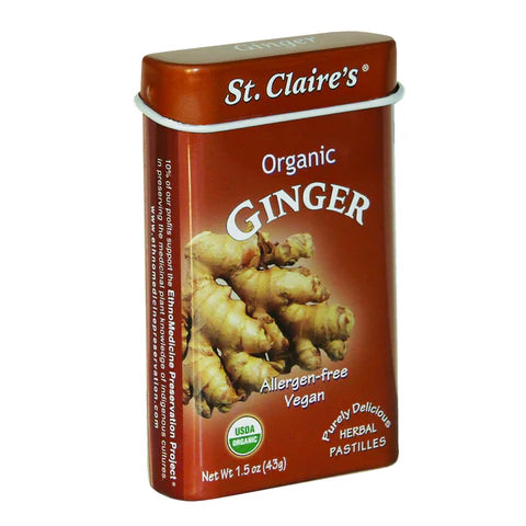 St. Claire's Organic Ginger Herbal Pastilles