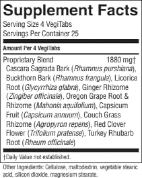 Lower Bowel Stimulator (Vegitabs)