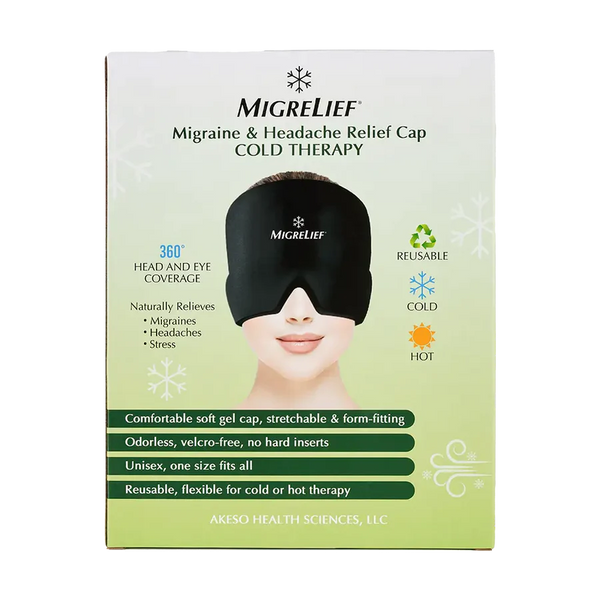 MigreLief Migraine & Headache Relief Cap-Cold Therapy