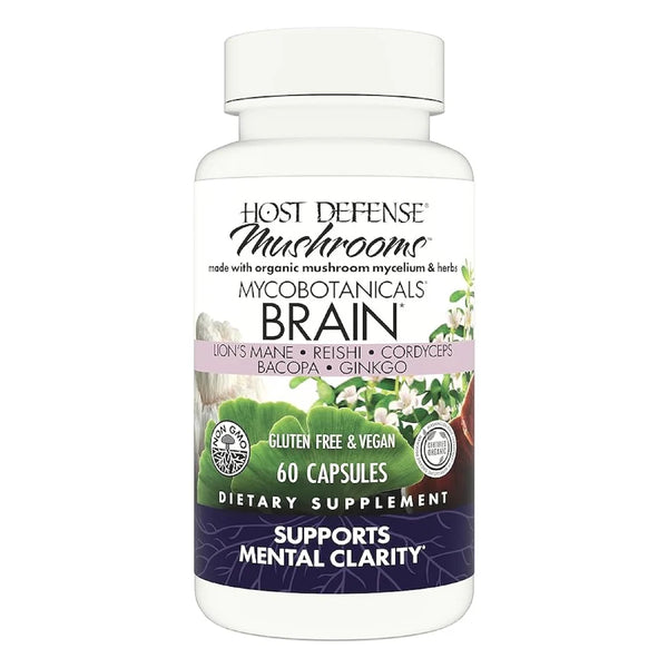 Host Defense Mushrooms Mycobotanicals Brain capsules