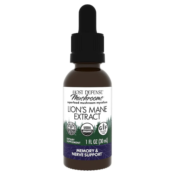 Host Defense Mushrooms Lion's Mane Extract-1 oz