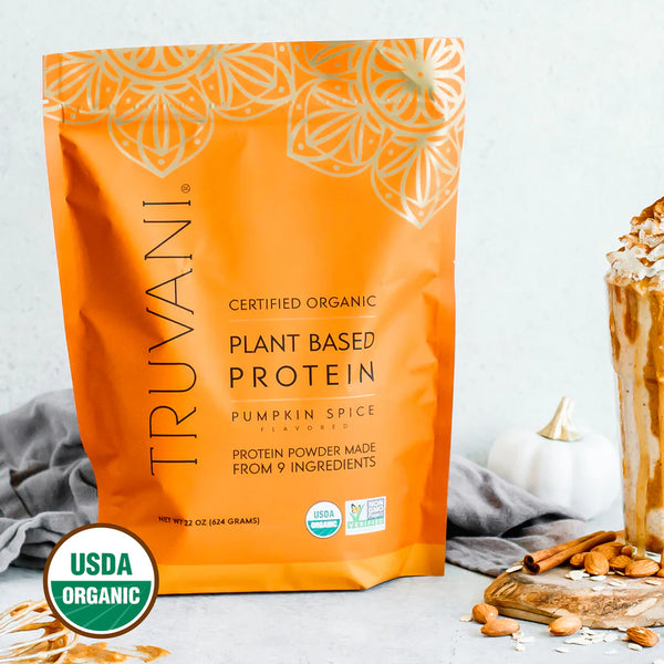 Truvani Certified Organic Plant Based Protein -Pumpkin Spice