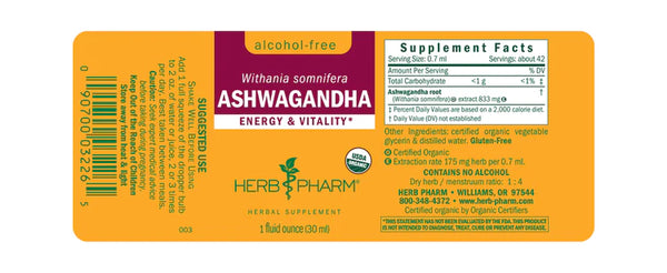 Ashwagandha *Alcohol-Free